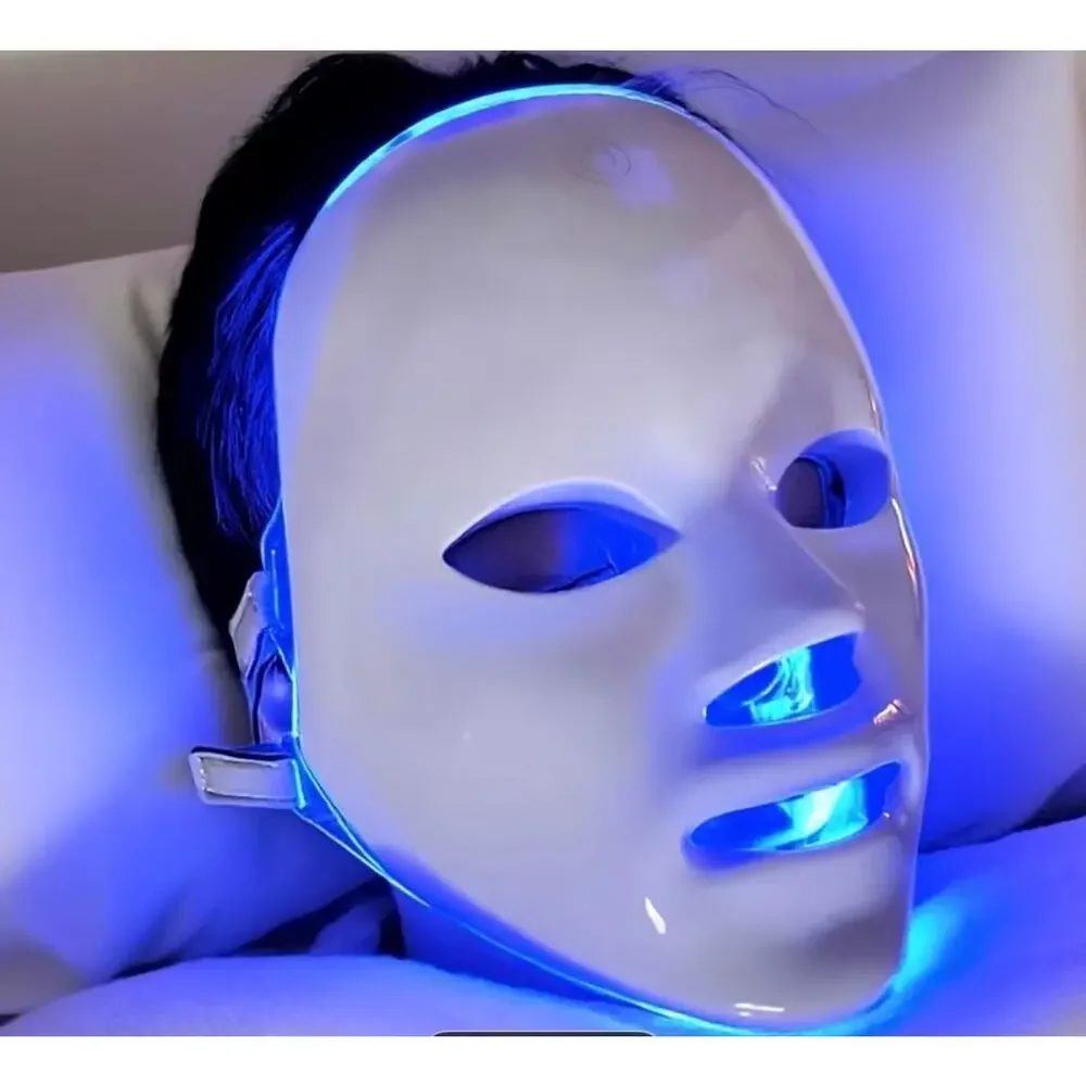 New 7 color face mask with USB charging